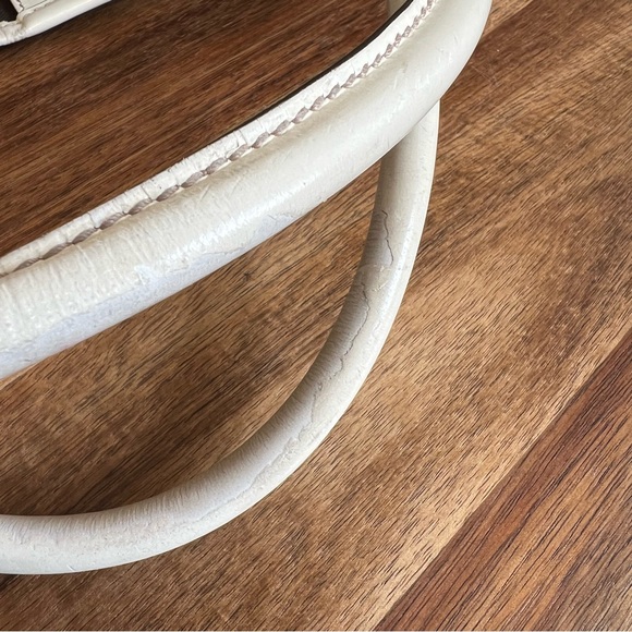 GUCCI “Joy” GG Monogram Tote With White Leather Trim - Picture 15 of 17